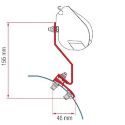 Fiamma Kit F35 - VW Caddy Maxi Lift Roof Ab 2016