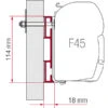 Fiamma D-Adapter Distanzstück F45 S/F45 L/ZIP
