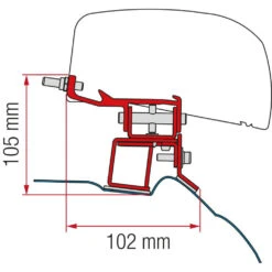 Fiamma Kit F40 Mercedes V-Klasse Ab 2014