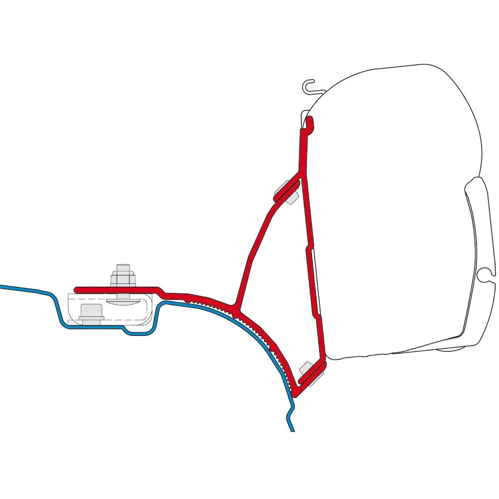 Fiamma Kit Für F45 - VW T5/T6 Aufstelldach 3 Fiamma Kit Für F45 - VW T5/T6 Aufstelldach