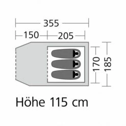 Coleman Tunnelzelt Active Cortes 3 13 Coleman Tunnelzelt Active Cortes 3 -Freien Camping Angebote 072651 5