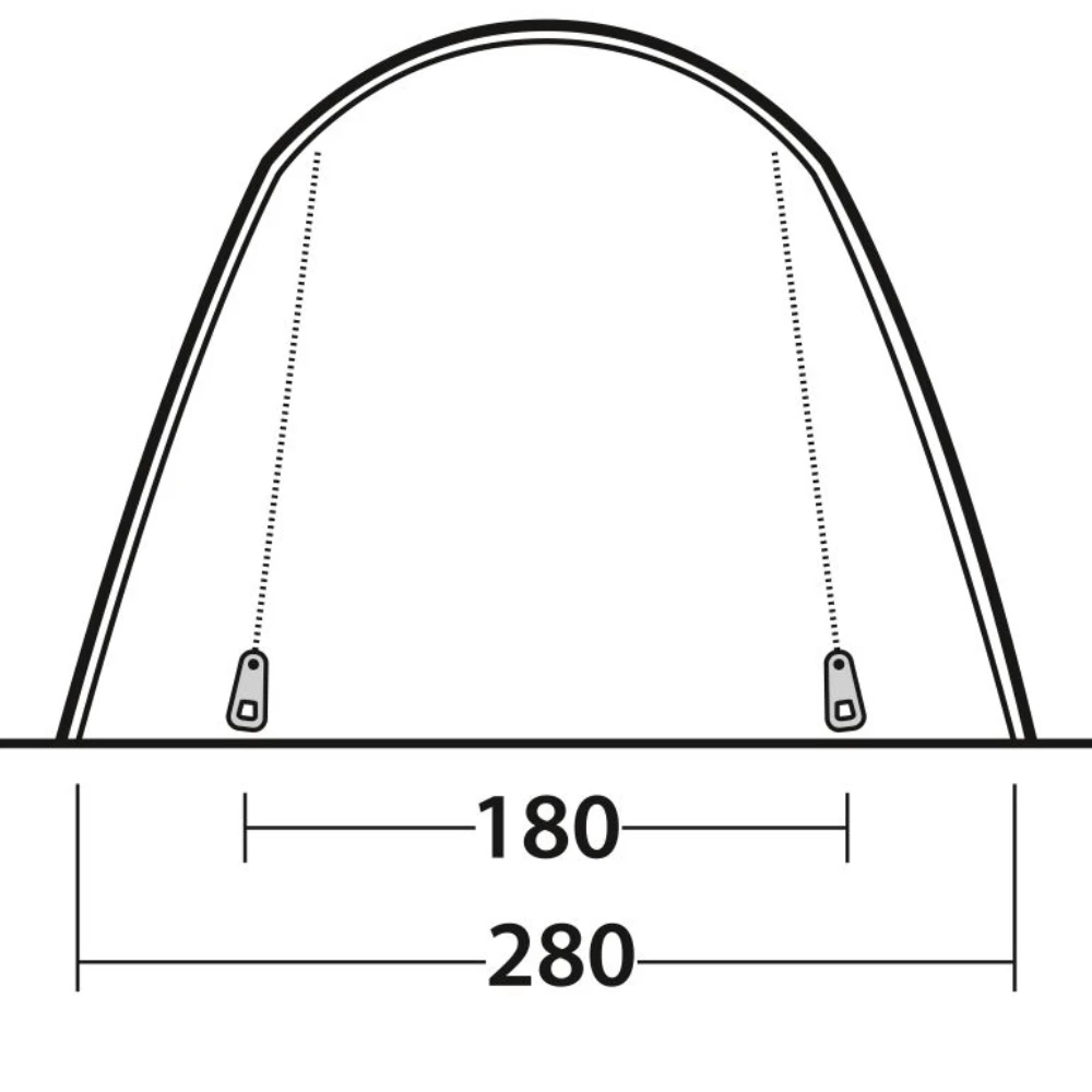 Easy Camp Busvorzelt Fairfields - 290 X 290 X 210 Cm 11 Easy Camp Busvorzelt Fairfields - 290 X 290 X 210 Cm – Bild 9
