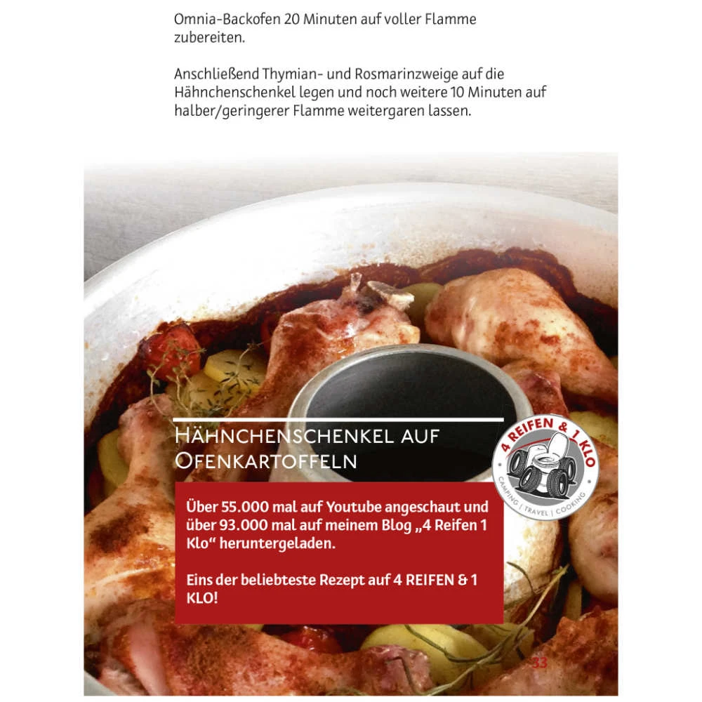4Reifen1Klo Kochbuch - Herzhaftes Aus Dem Omnia-Backofen 6 4Reifen1Klo Kochbuch - Herzhaftes Aus Dem Omnia-Backofen – Bild 4