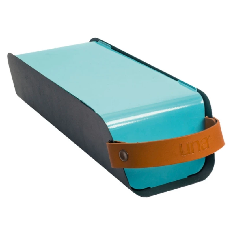 UNA Portable Grill Blau 3 UNA Portable Grill Blau