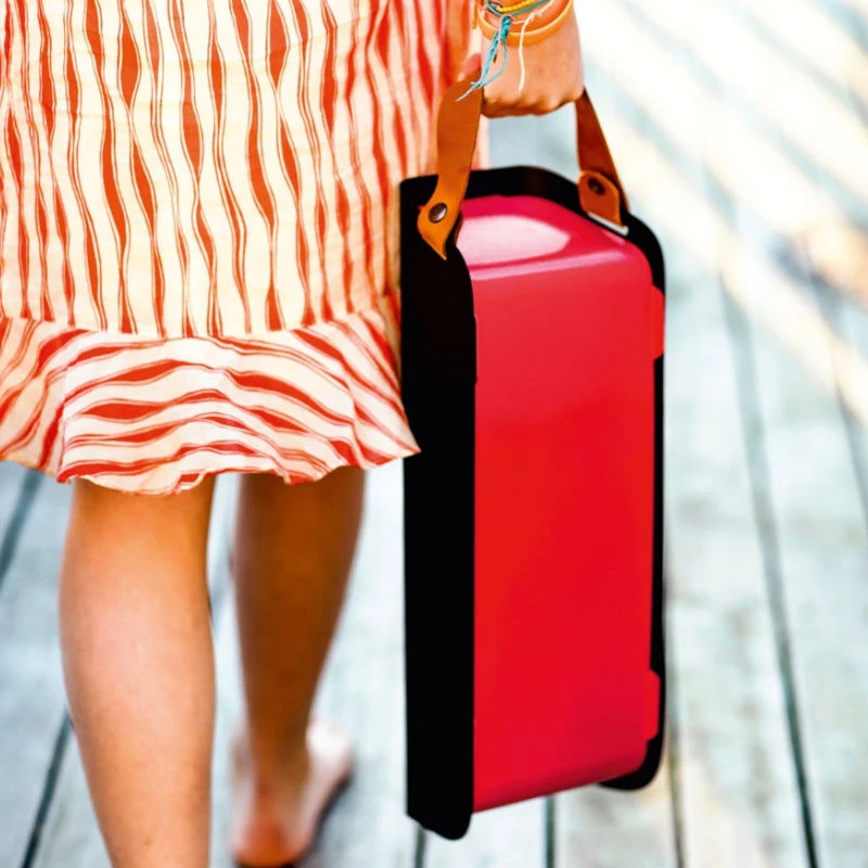 UNA Portable Grill Rot 4 UNA Portable Grill Rot – Bild 2