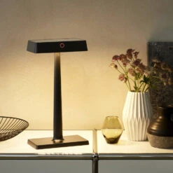 Sigor Akku-Tischleuchte Nuindie Charge 330 Mm, Schwarz -Freien Camping Angebote 19880246 2