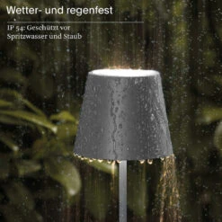 Sigor Akku-Tischleuchte Nuindie 380 Mm, Anthrazit -Freien Camping Angebote 19881660 3