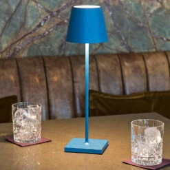 Sigor Akku-Tischleuchte Nuindie 380 Mm, Blau -Freien Camping Angebote 19881662 2