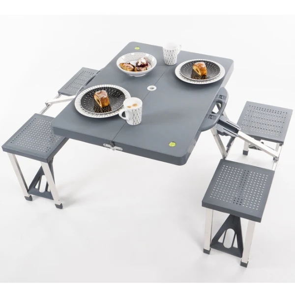 McCamping Picknick-Tischgruppe Für 4 Personen 4 McCamping Picknick-Tischgruppe Für 4 Personen – Bild 2