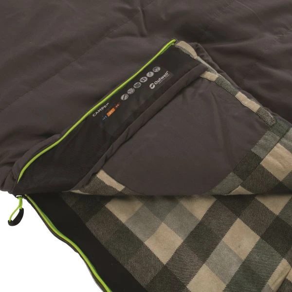 Outwell Deckenschlafsack Camper Links, Grey 8 Outwell Deckenschlafsack Camper Links, Grey – Bild 6