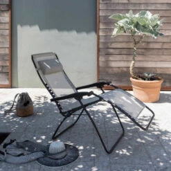 Lafuma Relaxsessel RSXA Clip Grau -Freien Camping Angebote 601471 2