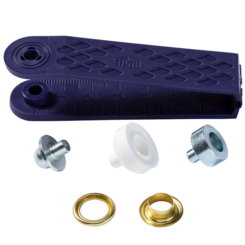 Prym Ösen Mit Scheiben 8 Mm, 24 Stück 4 Prym Ösen Mit Scheiben 8 Mm, 24 Stück – Bild 2