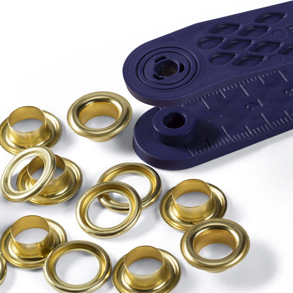 Prym Ösen Mit Scheiben 8 Mm, 24 Stück 5 Prym Ösen Mit Scheiben 8 Mm, 24 Stück – Bild 3