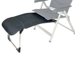 Crespo Beinauflage DELUXE Anthrazit, Gepolstert