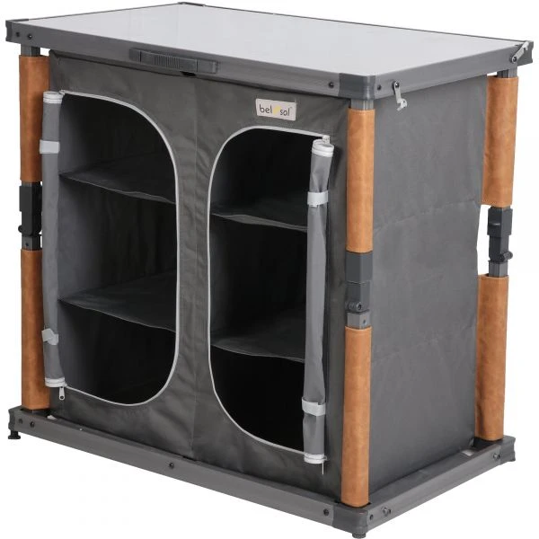 BelSol Campingschrank Jutta, Grau 4 BelSol Campingschrank Jutta, Grau – Bild 2