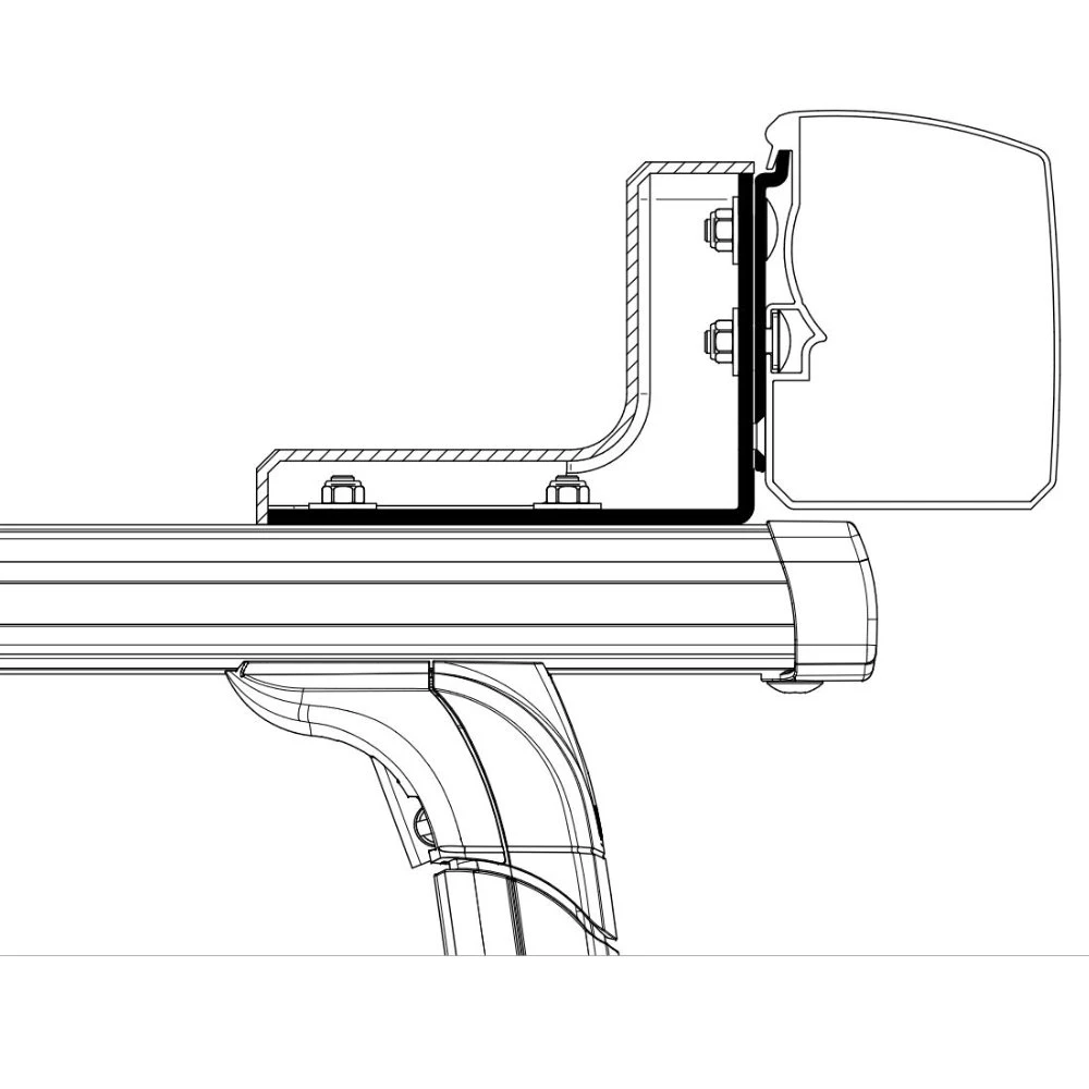 Thule Dachadapter Roof Rack Für Omnistor 3200 3 Thule Dachadapter Roof Rack Für Omnistor 3200