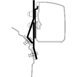 Thule Adapter Für VW T4 Minivan Für Omnistor 3200