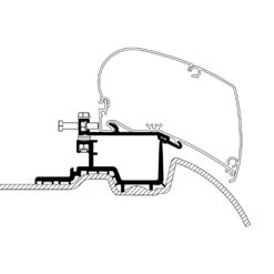 Thule Dachadapter-Set MB Sprinter Ab 2006 Für Serie 6, 3-tlg