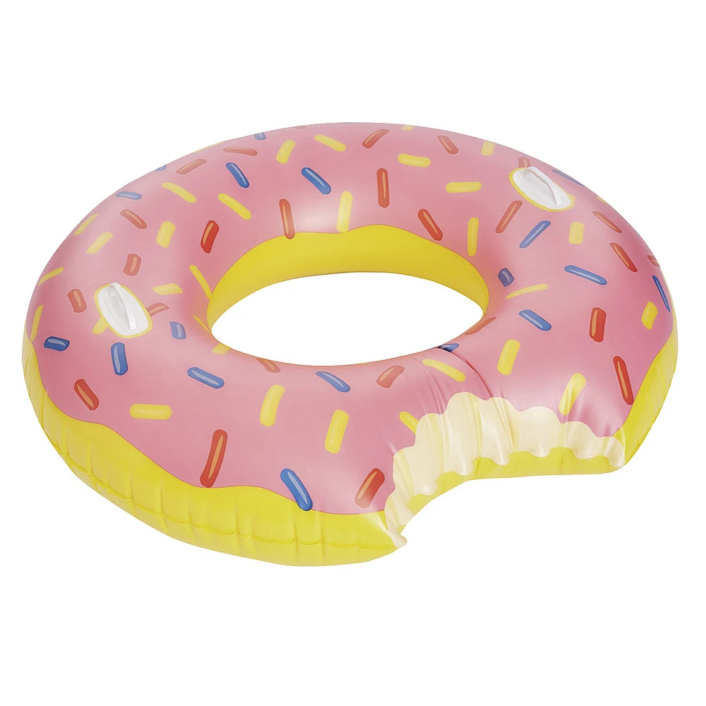 Happy People Schwimmring Donut XXL Mit Handgriff, Bunt 3 Happy People Schwimmring Donut XXL Mit Handgriff, Bunt