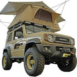 Horntools Dachzelt Trapper Joe Inkl. Vorzelt, Grün -Freien Camping Angebote 9938094 2