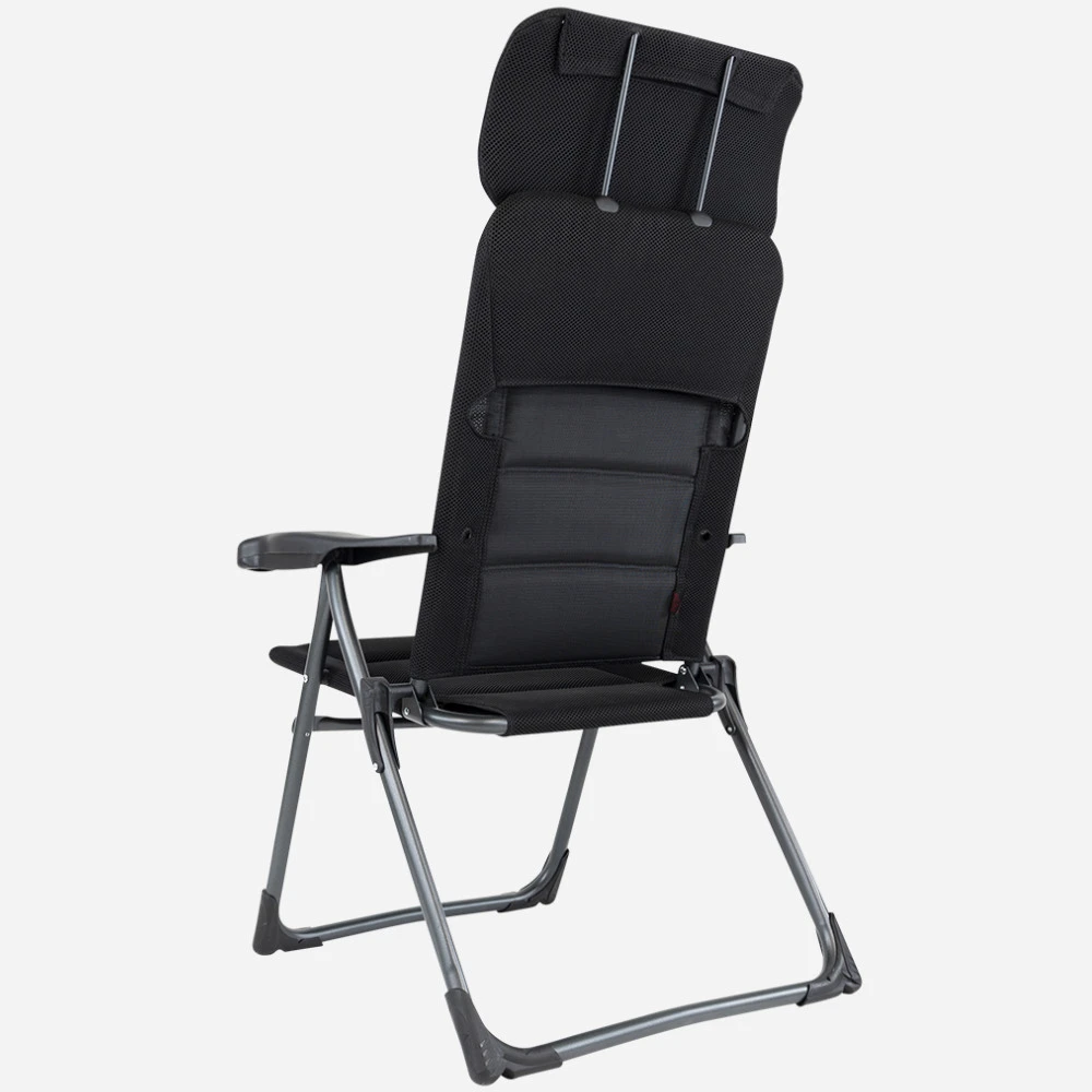Crespo Campingstuhl Air Deluxe Compact Extra Flach, Schwarz 5 Crespo Campingstuhl Air Deluxe Compact Extra Flach, Schwarz – Bild 3