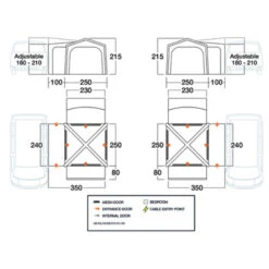 Vango Buszelt Modular Versos Air Low -Freien Camping Angebote 9971125 3