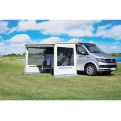 DWT Markisen-Seitenwand Rain Outside Für Campingbusse, XS (185-205 Cm) -Freien Camping Angebote D105042 1
