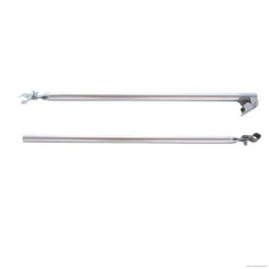 DWT Veranda-/ Dachauflagestange Alu 25 X 1 Mm 2 Schellen U. GripStop, 75-120 Cm -Freien Camping Angebote D200056 1