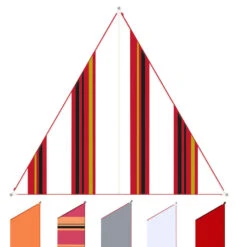 Bent Sonnensegel Zip Canvas Oriental