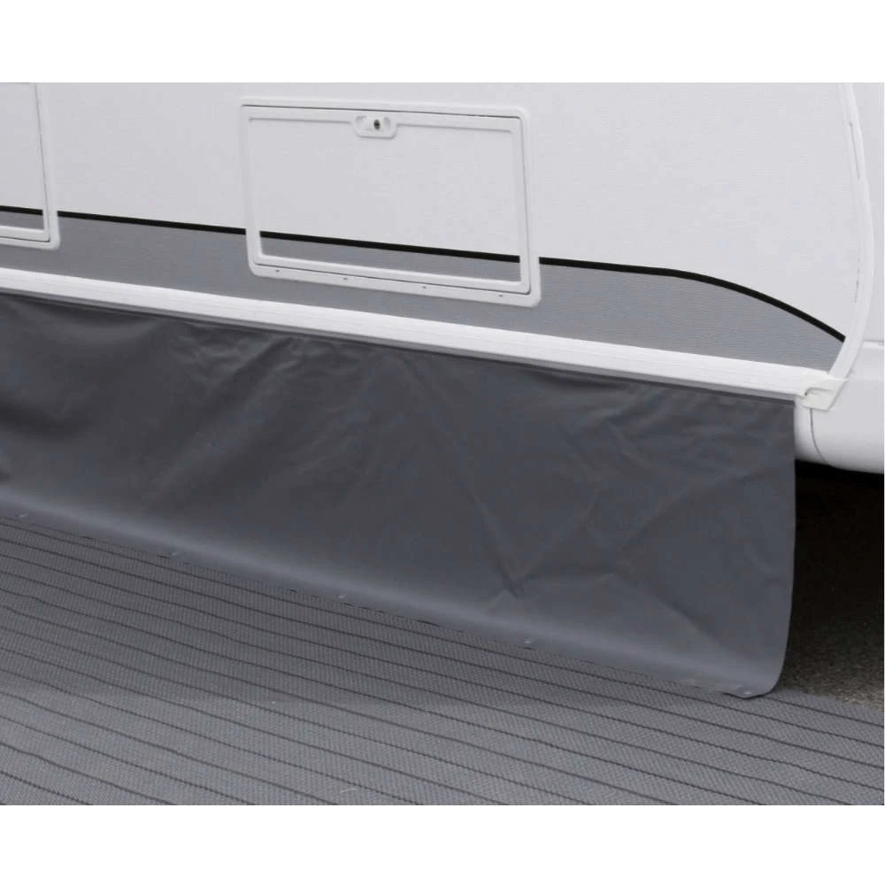 Hindermann Bodenschürze Standard Dunkelgrau, Höhe 75 Cm 3 Hindermann Bodenschürze Standard Dunkelgrau, Höhe 75 Cm