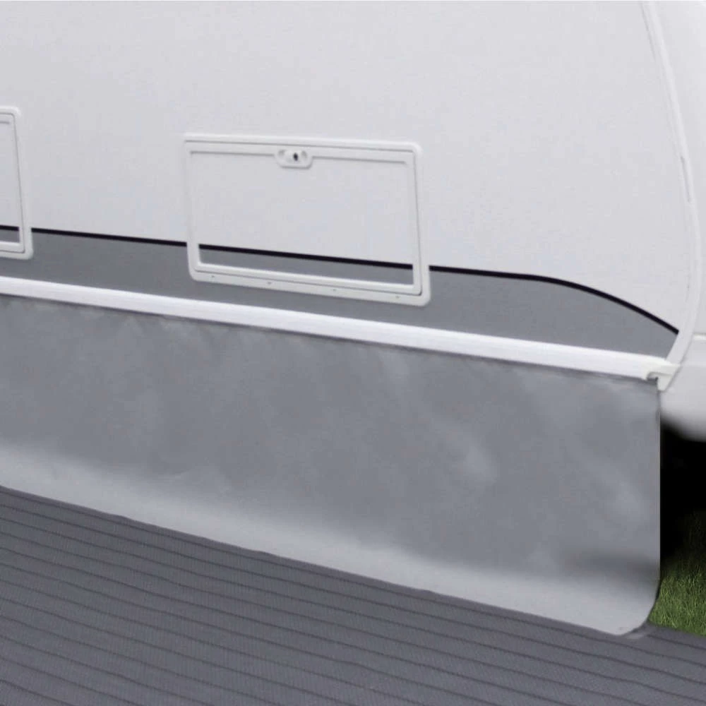 Hindermann Bodenschürze Premium Hellgrau, Höhe 50 Cm 3 Hindermann Bodenschürze Premium Hellgrau, Höhe 50 Cm