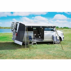 DWT Markisen-Seitenwand Happy Sun Schwarz 7 DWT Markisen-Seitenwand Happy Sun Schwarz -Freien Camping Angebote M D105018 1